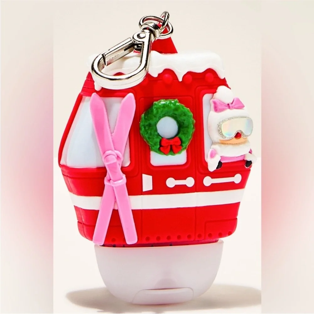 B&B Red Ski Lift Hand Sanitizer Holder